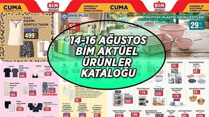 BİM AKTÜEL 14-16 AĞUSTOS YENİ KATALOGLAR | BİM 14 Ağustos Cuma aktüel kataloğunda hangi ürünler satışa çıkacak? Kelepçeli Kek Kalıbı, Renkli Porselen Kahve Fincan Takımı, Kapaklı Cam Sürahi, Kapaklı Cam Sürahi