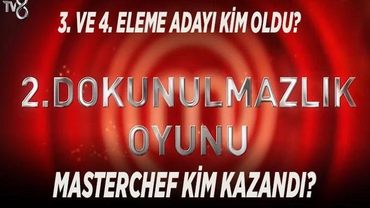 MASTERCEF İKİNCİ ELEME ADAYI KİM OLDU? DOKUNULMAZLIK OYUNUNU KİM KAZANDI? Masterchef 12 Ağustos Eleme adayı kim oldu ve dokunulmazlığı hangi takım kazandı?