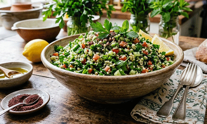 Geleneksel Kısırdan Çok Farklı: Tabule Tarifi