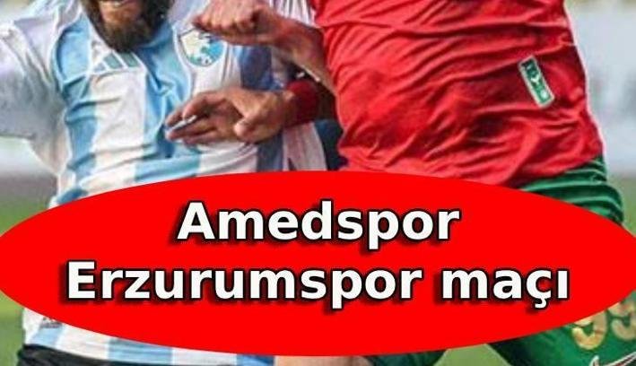 Amedspor – Erzurumspor maçı ne zaman, saat kaçta? Amedspor – Erzurumspor maçı hangi kanalda yayınlanacak? Muhtemel 11’ler