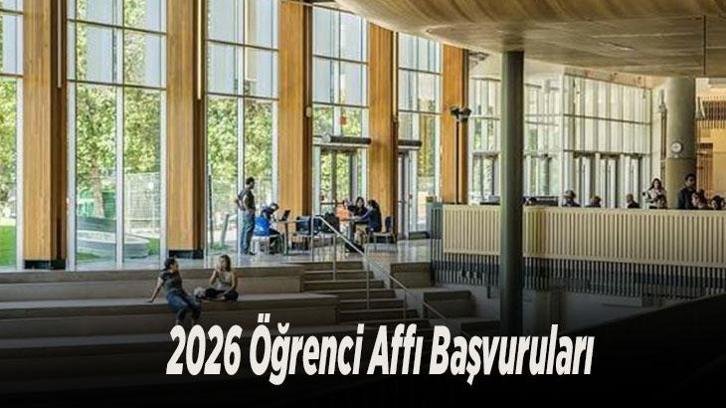 2026 Öğrenci Affı Başvuruları: Üniversite Affı Ne Zaman Bitecek, Kimler Yararlanabilecek?
