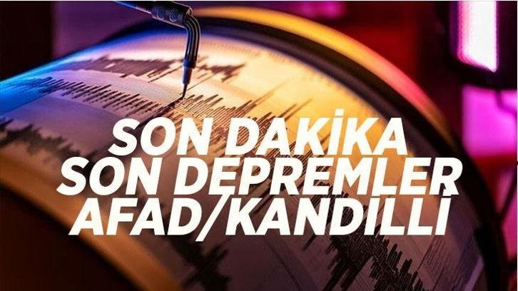 SON DAKİKA DEPREM Mİ OLDU? Az önce neresi sallandı, İstanbul, Ankara, İzmir’de deprem mi oldu? 19 Ağustos AFAD ve Kandilli son depremler listesi!