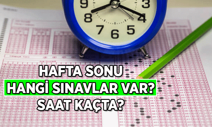 ÖSYM TEK TEK AÇIKLADI 📌 Bu hafta sonu ne sınavı var, saat kaçta? 22-23 Ağustos sınav var mı, hangi sınavlar uygulanacak?