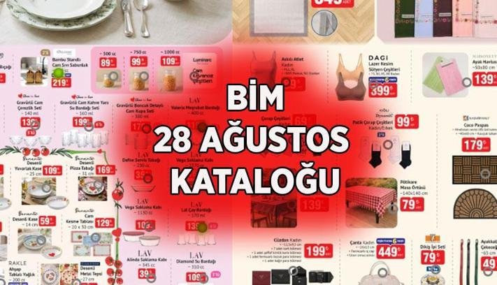 28 AĞUSTOS BİM AKTÜEL KATALOG: Yeni BİM kataloğunda hangi ürünler satışa çıkıyor? 28 Ağustos Cuma’dan itibaren BİM aktüel ürünler kataloğu tam liste