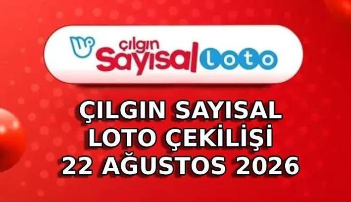 ÇILGIN SAYISAL LOTO ÇEKİLİŞİ 22 AĞUSTOS 2026 | Çılgın Sayısal Loto çekilişi saat kaçta? Çılgın Sayısal Loto çekiliş sonuçları kazandıran numaralar belli mi?