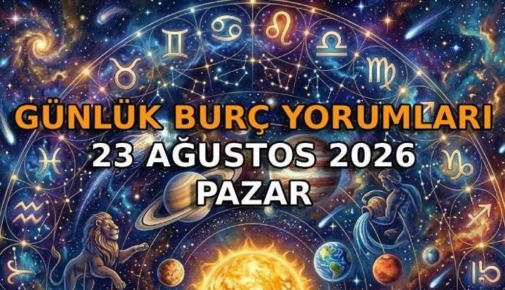 GÜNLÜK BURÇ YORUMLARI: Bugün hangi burcu neler bekliyor? Koç, Boğa, İkizler, Yengeç, Aslan, Başak, Terazi, Akrep, Yay, Oğlak, Kova, Balık için burç yorumu 23 Ağustos 2026