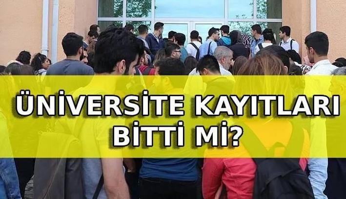 ÜNİVERSİTE KAYITLARI BİTTİ Mİ? Üniversite kayıtları nasıl ve ne zamana kadar yapılır?