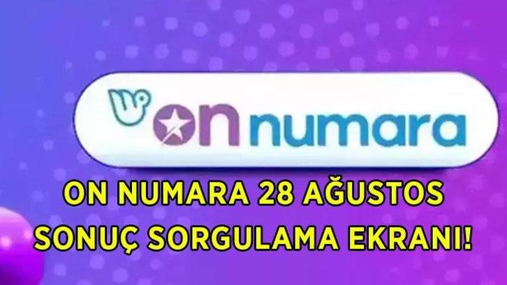 ON NUMARA SONUÇ SORGULAMA EKRANI! On Numara sonuçları açıklandı! 28 Ağustos On Numara çekiliş sonuçları nereden, nasıl sorgulanır?