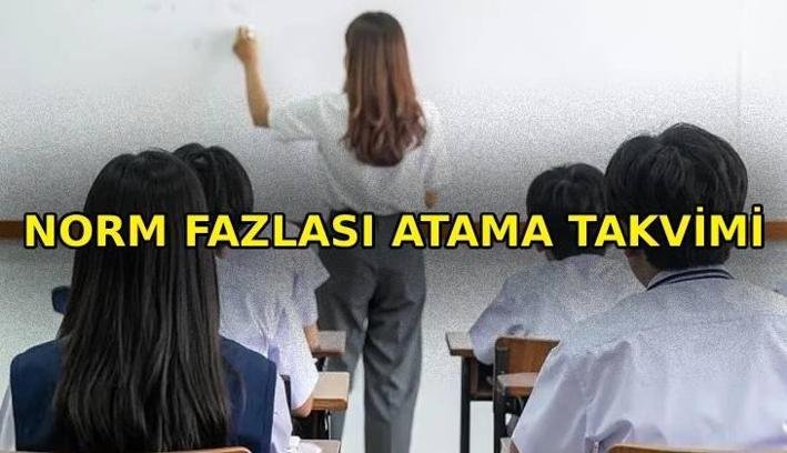 NORM FAZLASI ATAMA TAKVİMİ: İhtiyaç ve norm kadro fazlası öğretmen tayin başvurusu ne zaman? Atama sonuçları ne zaman açıklanacak?