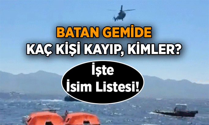 KİMLİKLERİ TEK TEK AÇIKLANDI 📍 Kıbrıs’ta batan gemide kaç kişi öldü, kaç kişi kayıp? Kıbrıs’ta batan gemideki kayıplar kimler?