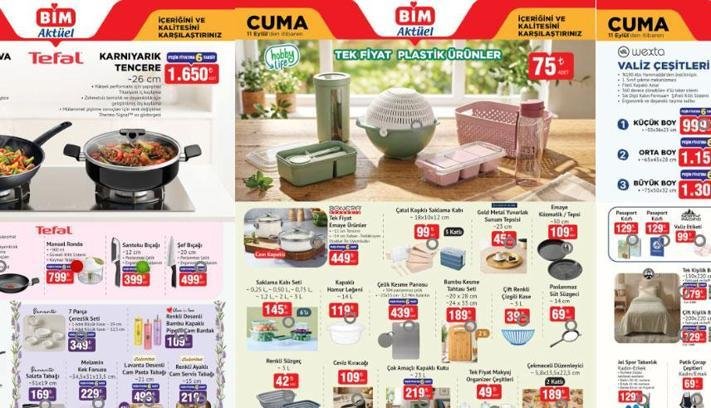 CUMA RAFLARDA! BİM AKTÜEL 11 EYLÜL 2026 KATALOĞU: BİM’de bu hafta hangi ürünler indirime giriyor? BİM Aktüel kataloğu tüm ürünler