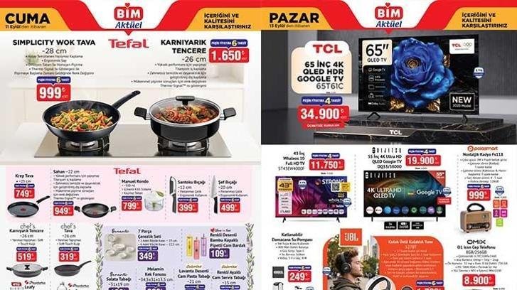 HAFTANIN İLK BİM KATALOĞU SATIŞA ÇIKIYOR! BİM 11-13 Eylül aktüel kataloglarında hangi ürünler satışa çıkacak? Çelik Kesme Panosu, Wok Tava, Karnıyarık Tencere, Su Şisesi…