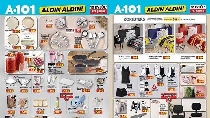 YEPYENİ A101 AKTÜEL KATALOĞU 10 EYLÜL | A101 Aldın Aldın 10 Eylül Perşembe aktüel kataloğuda hangi ürünler satışa sunulacak? Hava Üflemeli Saç Kurutma Şekillendirme Seti, Buharlı Temizleyici, Halı ve Koltuk Yıkama Makinesi…