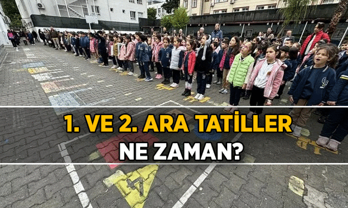 2026-2027 📍 Bu senenin ilk ara tatili ne zaman? 2026 Kasım ara tatil tarihleri hangi günler? 2027 İkinci ara tatil hangi ayda, ne zaman başlıyor, ne zaman bitiyor?