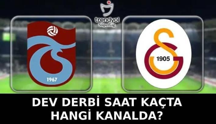 TRABZONSPOR GALATASARAY MAÇI SAATİ ⚽ Trabzonspor Galatasaray maçı saat kaçta, hangi kanalda, şifresiz mi yayınlanacak? Trabzonspor Galatasaray maçı muhtemel 11’leri