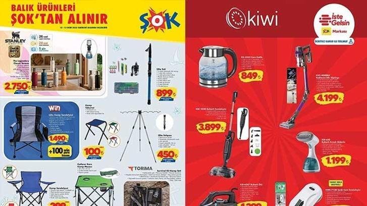 ŞOK 10-13 EKİM AKTÜEL KATALOĞU! ŞOK 10-13 Ekim aktüel ürünler kataloğunda bu hafta sonu hangi ürünler satışa çıkacak? Stanley Classic Termos, Lüks Kamp Sandalyesi, Olta Seti, Balıkçı Makası, Olta Zili 5’li…