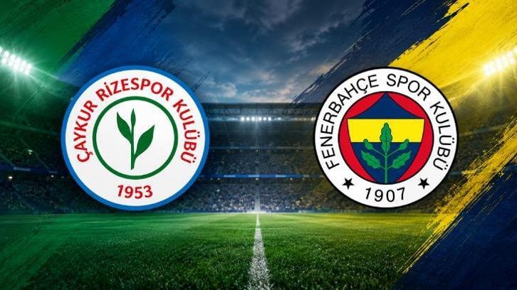 RİZESPOR – FB MUHTEMEL 11’LER | ÇAYKUR Rizespor – Fenerbahçe maçı hangi kanalda, saat kaçta, nerede izlenir?