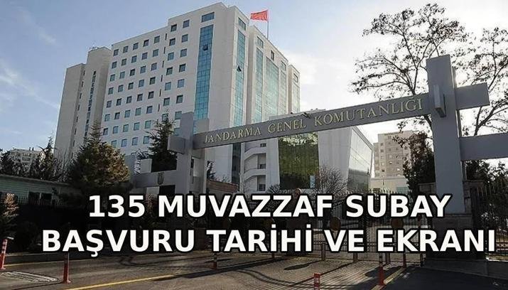 135 MUVAZZAF SUBAY BAŞVURU TARİHİ VE EKRANI: Jandarma Genel Komutanlığı muvazzaf erkek ve kadın subay temin ediyor! Muvazzaf subay başvuruları ne zaman?