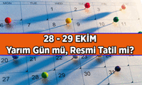 Gözler 1,5 günlük tatilde 📍 28-29 EKİM YARIM GÜN MÜ, ÖĞLEDEN SONRA RESMİ TATİL Mİ? 2026 Resmi Tatiller Listesinde 28 Ekim ve 29 Ekim var mı, yok mu?