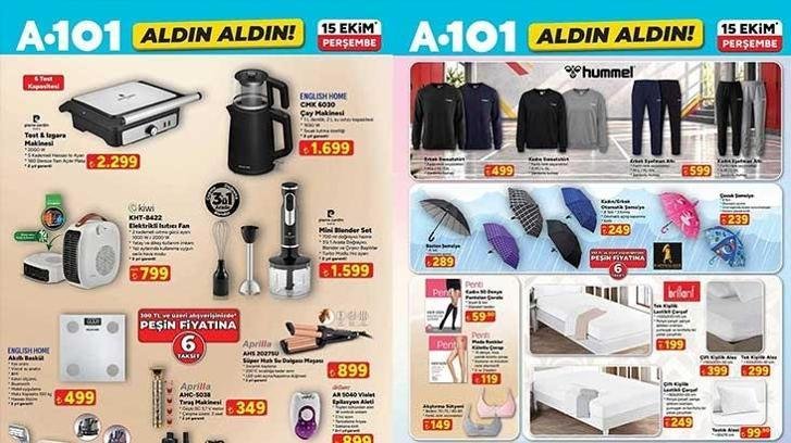ALDIN ALDIN 15 EKİM A101 KATALOĞU RAFLARDA SATIŞTA! A101 Aldın Aldın 15 Ekim Perşembe aktüel kataloğunda hangi ürünler satışa çıktı? Akıllı Baskül, Tıraş Makinesi, Koltuk ve Halı Yıkama Makinesi, 4 Başlıklı Masaj Aleti, Elektrikli Isıtıcı Fan…