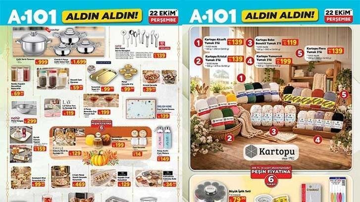 A101 ALDIN ALDIN 22 EKİM PERŞEMBE! A101 Aldın Aldın 22 Ekim Perşembe aktüel kataloğunda hangi ürünler satışa çıkacak? Stand Mikser, Çelik Kettle, Seyahat Ütüsü, Saç Düzleştirici…