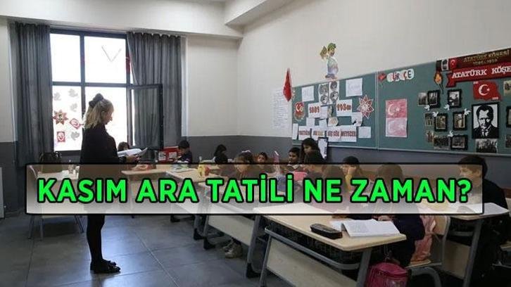 ARA TATİL TAKVİMİ 2026-2027: Kasım ara tatili ne zaman? 1. dönem ara tatil hangi tarihlerde?