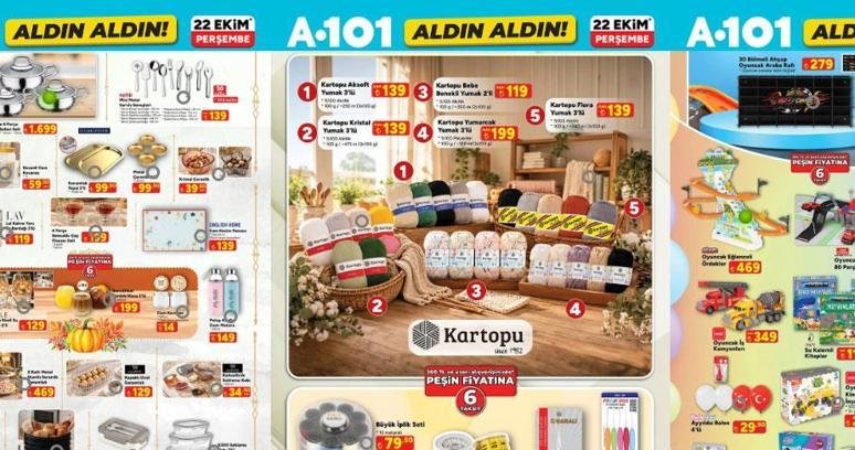 A101 BUGÜN SATIŞTA! 22 EKİM PERŞEMBE A101 AKTÜEL ÜRÜNLER ALDIN ALDIN: 22 Ekim A101 kataloğunda bu hafta hangi ürünler var? İşte A101 aktüel ürünler listesi