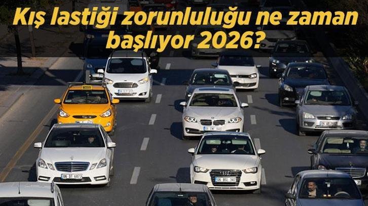 Kış lastiği zorunluluğu ne zaman başlıyor 2026? Kış lastiği takma tarihi belli oldu! Hangi araçlara zorunlu, cezası ne kadar?