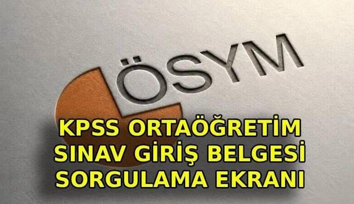 KPSS GİRİŞ BELGESİ SORGULAMA EKRANI: KPSS ortaöğretim giriş belgesi renkli olmak zorunda mı, siyah beyaz olur mu? ÖSYM KPSS ortaöğretim giriş belgesi sorgulama sayfası