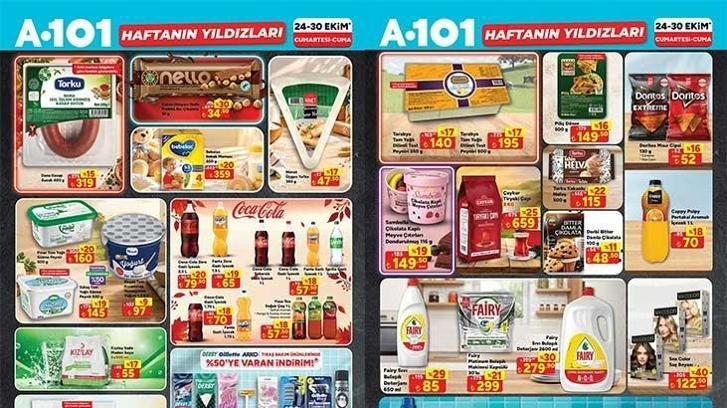 A101 HAFTANIN YILDIZLARI AKTÜEL KATALOĞU 24-30 EKİM! 29 EKİM A101 Aldın Aldın aktüel kataloğunda bu hafta hangi ürünler var?