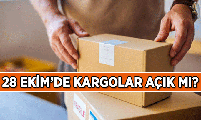 Paket bekleyenler dikkat 📦 28 Ekim kargolar açık mı, çalışıyor mu? 28 Ekim yarım gün resmi tatilde kargolar kapalı mı, saat kaça kadar açık?
